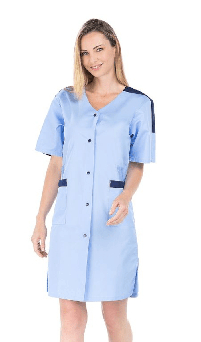 BLOUSE AGLAE CIEL/MARINE