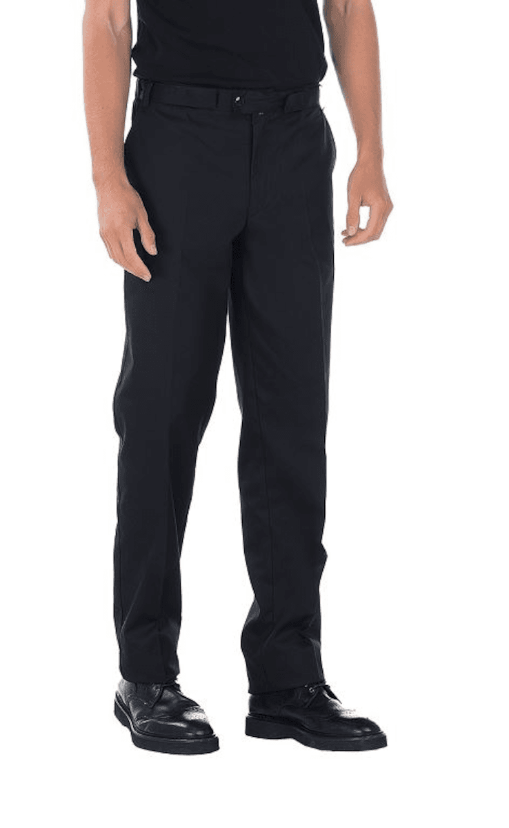 PANTALON NOIR CEINTURE EPONGE SYLVAIN