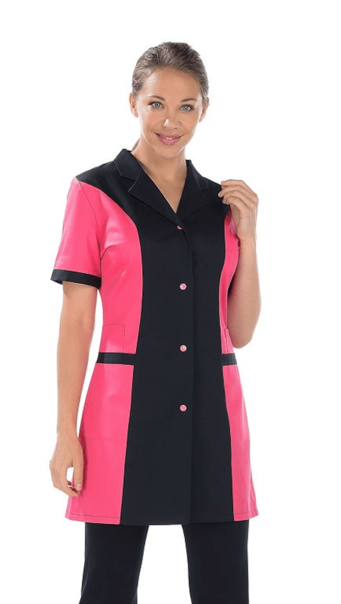 TUNIQUE CELIA NOIR/FUSHIA