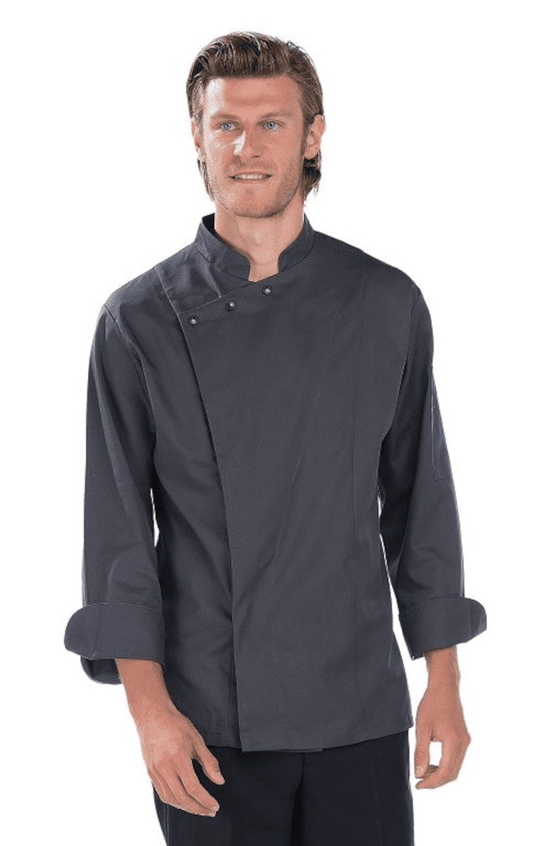 VESTE DE CUISINE GRIS ANTHRACITE JEREMY