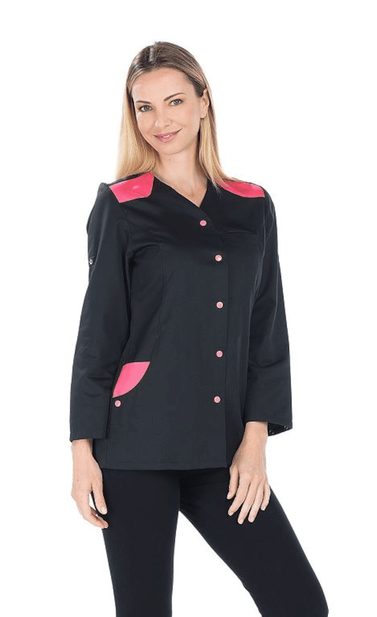 TUNIQUE NOIR/FUCHSIA