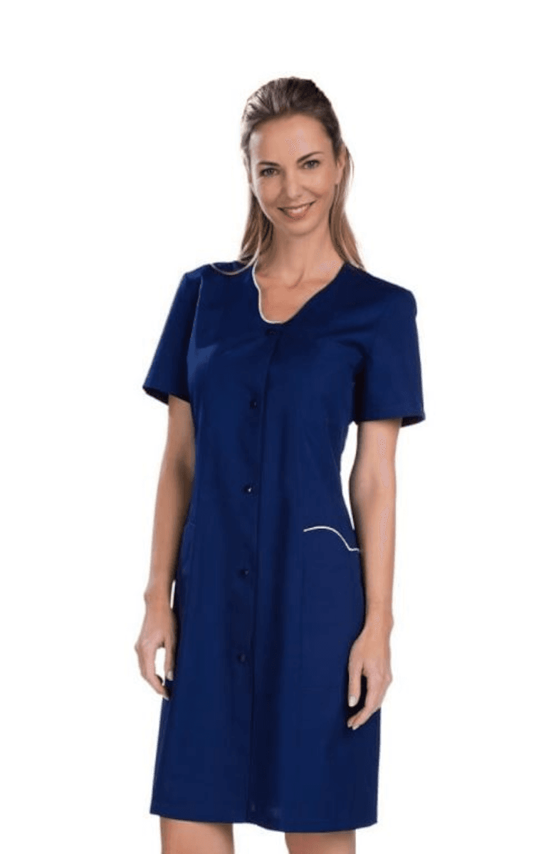 BLOUSE ANEMONE MLT MARINE/BLANC