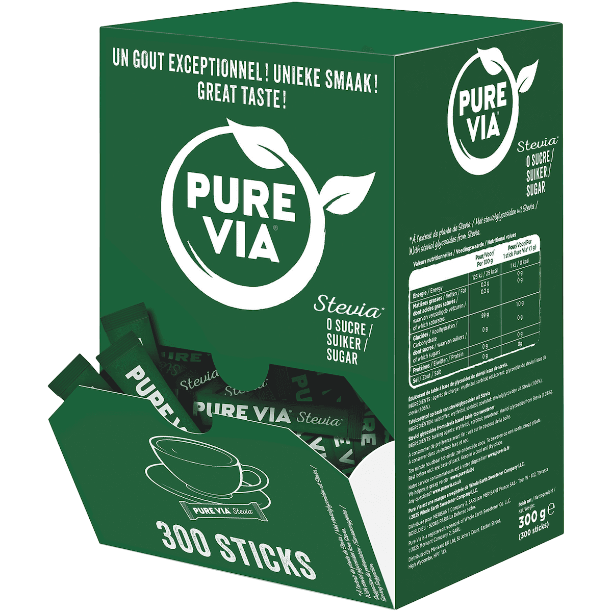 PURE VIA BOITE DE 300 STICKS