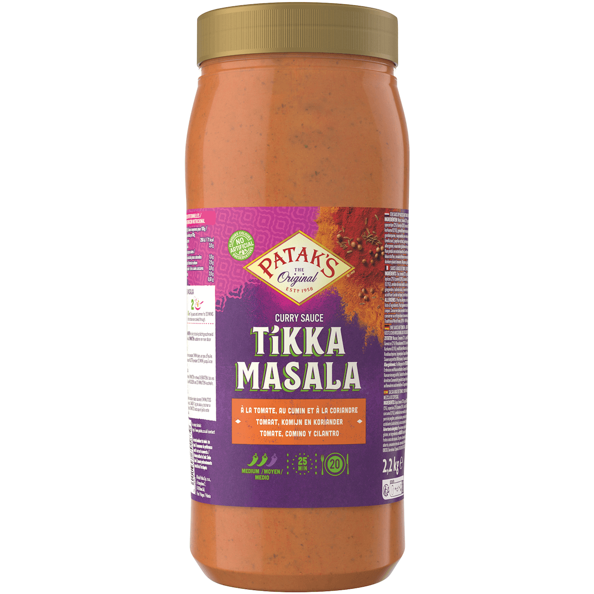 SAUCE TIKKA MASALA 2,2KG