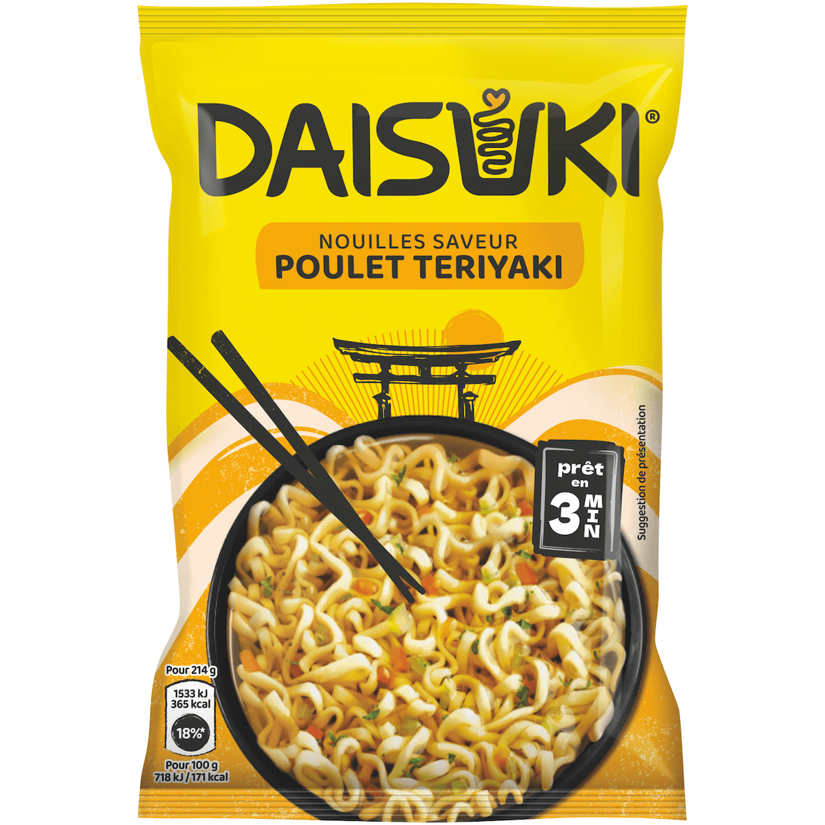 NOUILLES SAVEUR POULET TERIKAKI SACHET 1,01KG