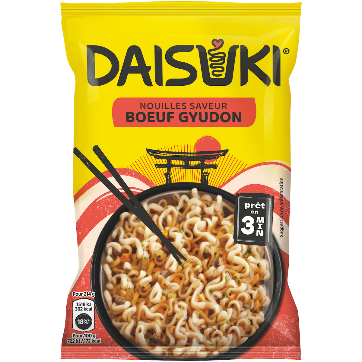NOUILLES SAVEUR BOEUF GYUDON SACHET 1,01KG