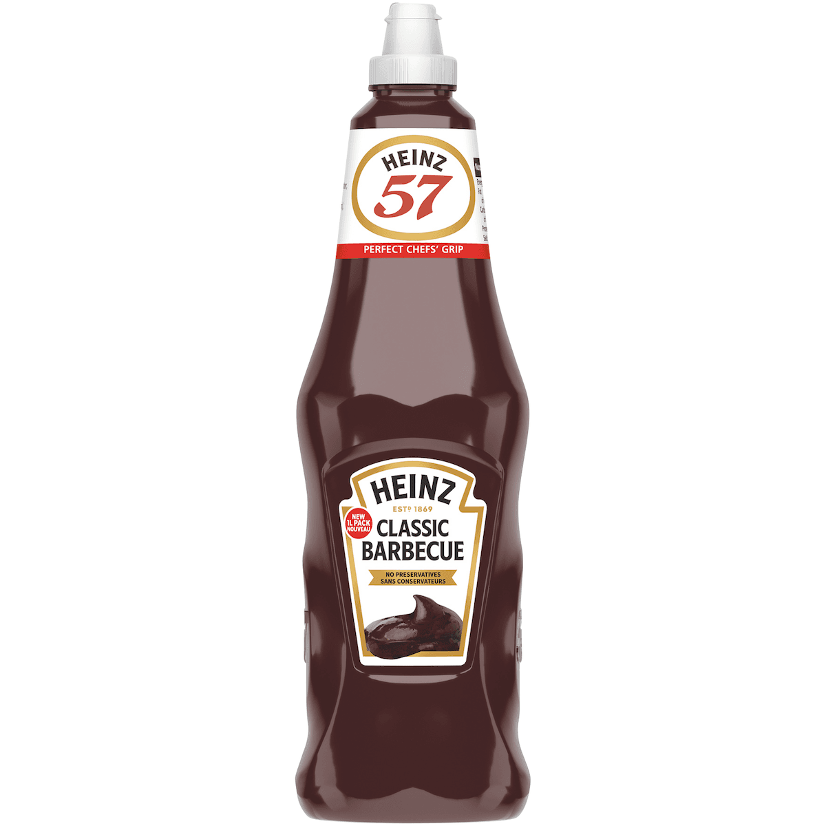 SAUCE BARBECUE CLASSIC FLACON TOP UP CHEFS BOTTLE 1L