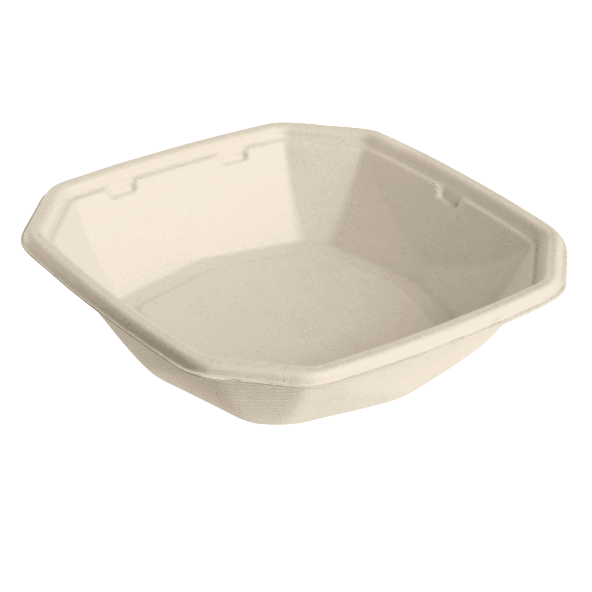 BOITE OCTABAGASSE 650ML 183X183X43MM BAGASSE MARRON