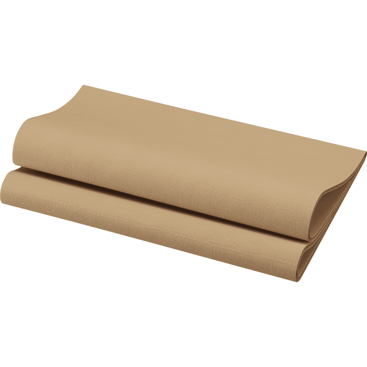 SERVIETTE NON TISSÉE BIO DUNISOFT 40X40CM BRUN NATUREL - CARTON DE 360