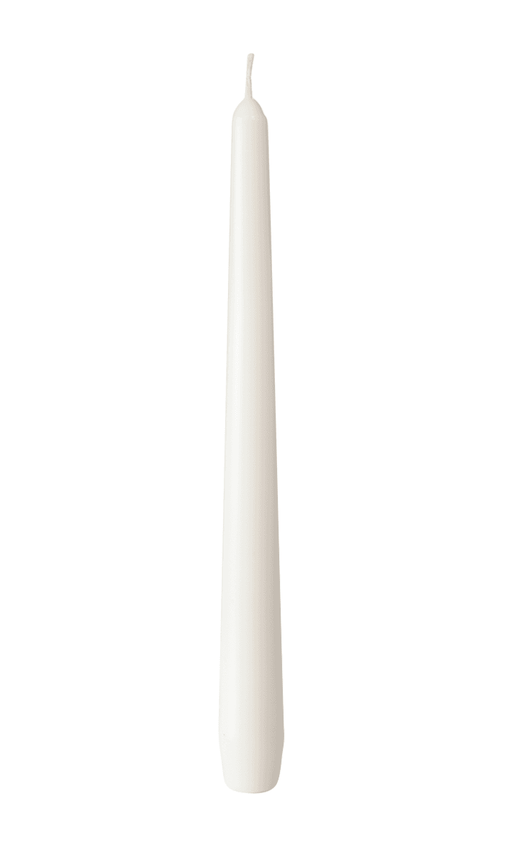 BOUGIE ANTIQUE 245X22MM BAIGNEE BLANC - CARTON DE 100