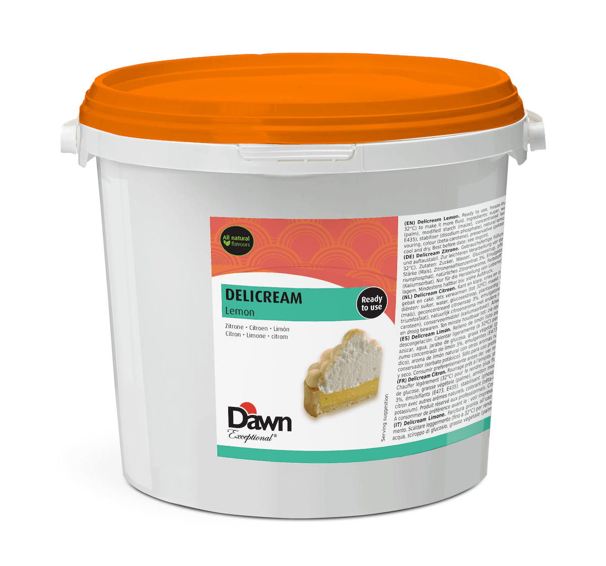 FOURRAGE DELICREAM CITRON SEAU 6KG