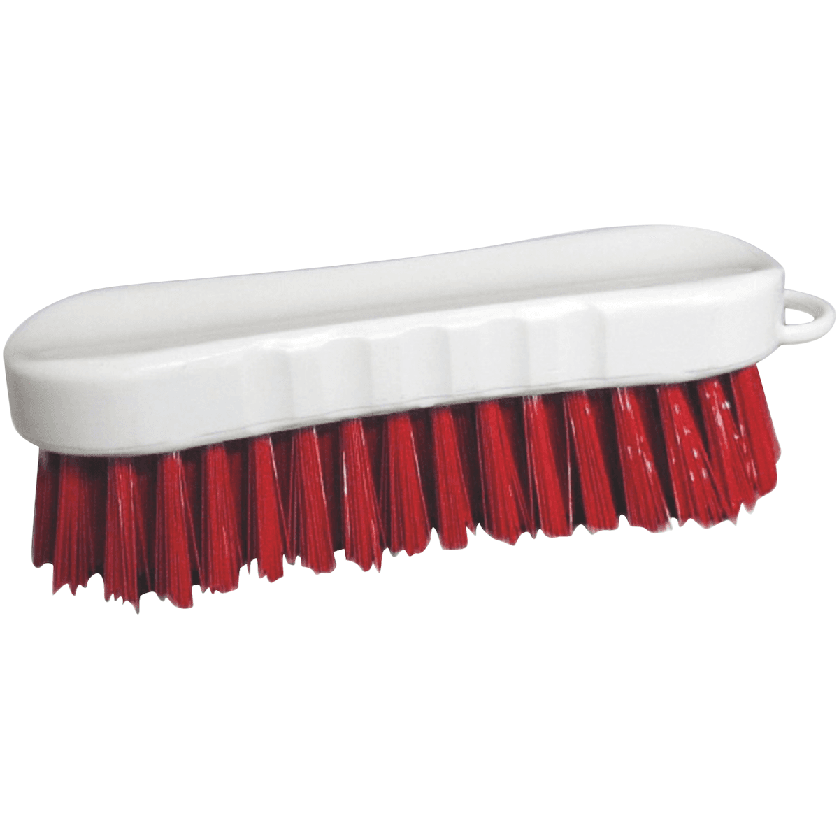 BROSSE A MAIN 20CM ROUGE