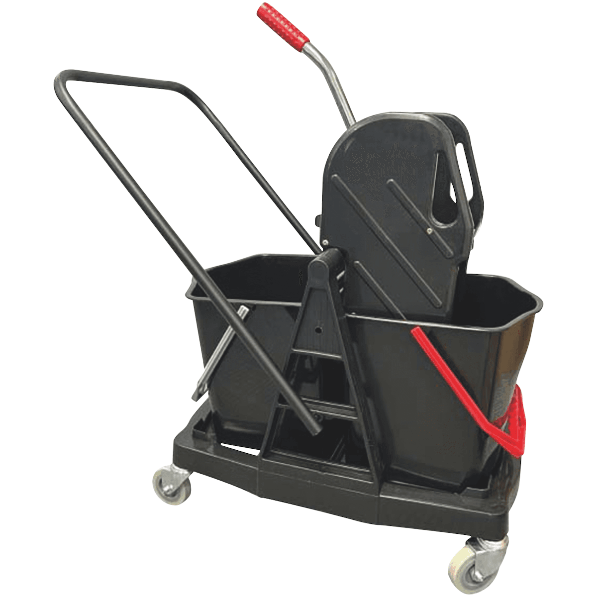CHARIOT LAVAGE 2 SEAUX 15L + PRESSE MACHOIRES