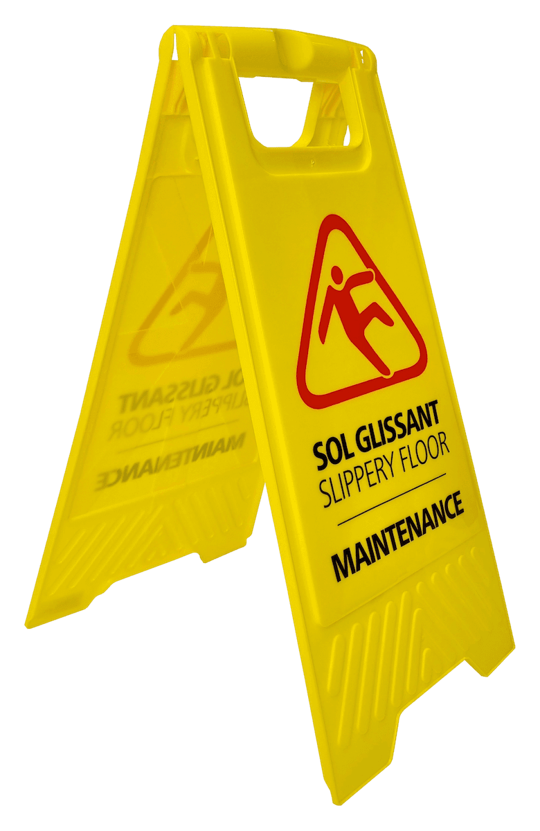 PANNEAU SIGNALISATION SOL GLISSANT CLASSIC 62CM