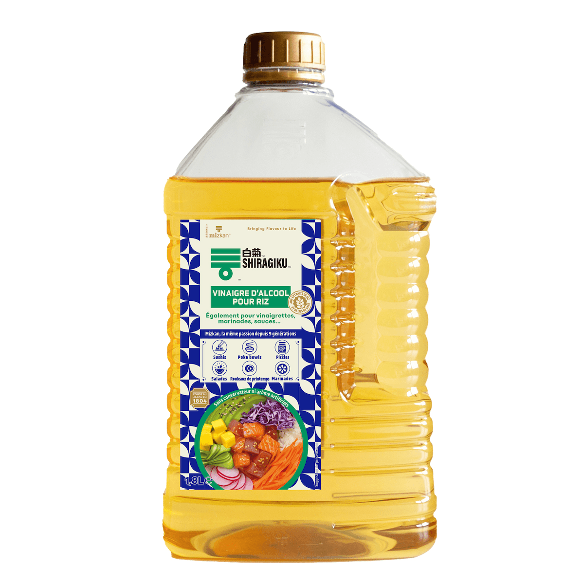 SAUCE SHIRAGIKU VINAIGRE DE RIZ 1,8L