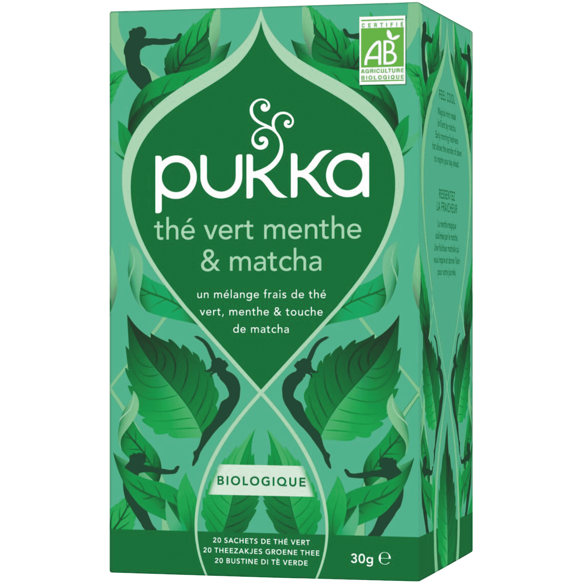 THE VERT BIO MENTHE MATCHA 20 SACHETS