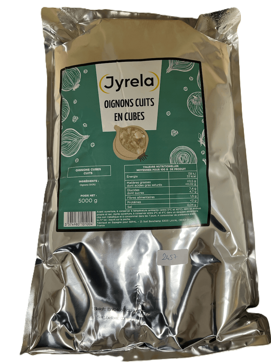 OIGNON CUBE 6X6 CUIT POCHE 5KG