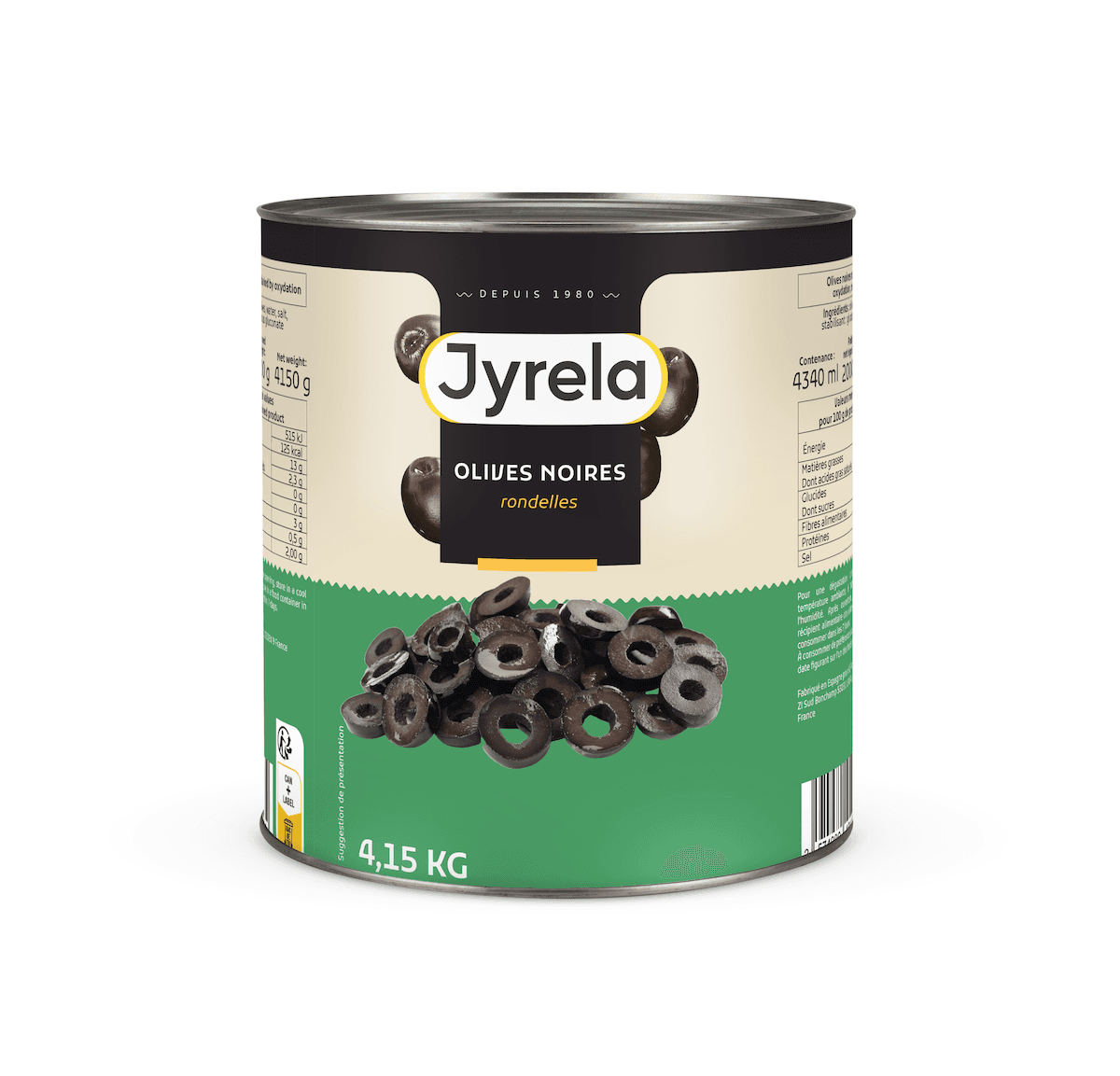 OLIVE NOIRE RONDELLE 5/1