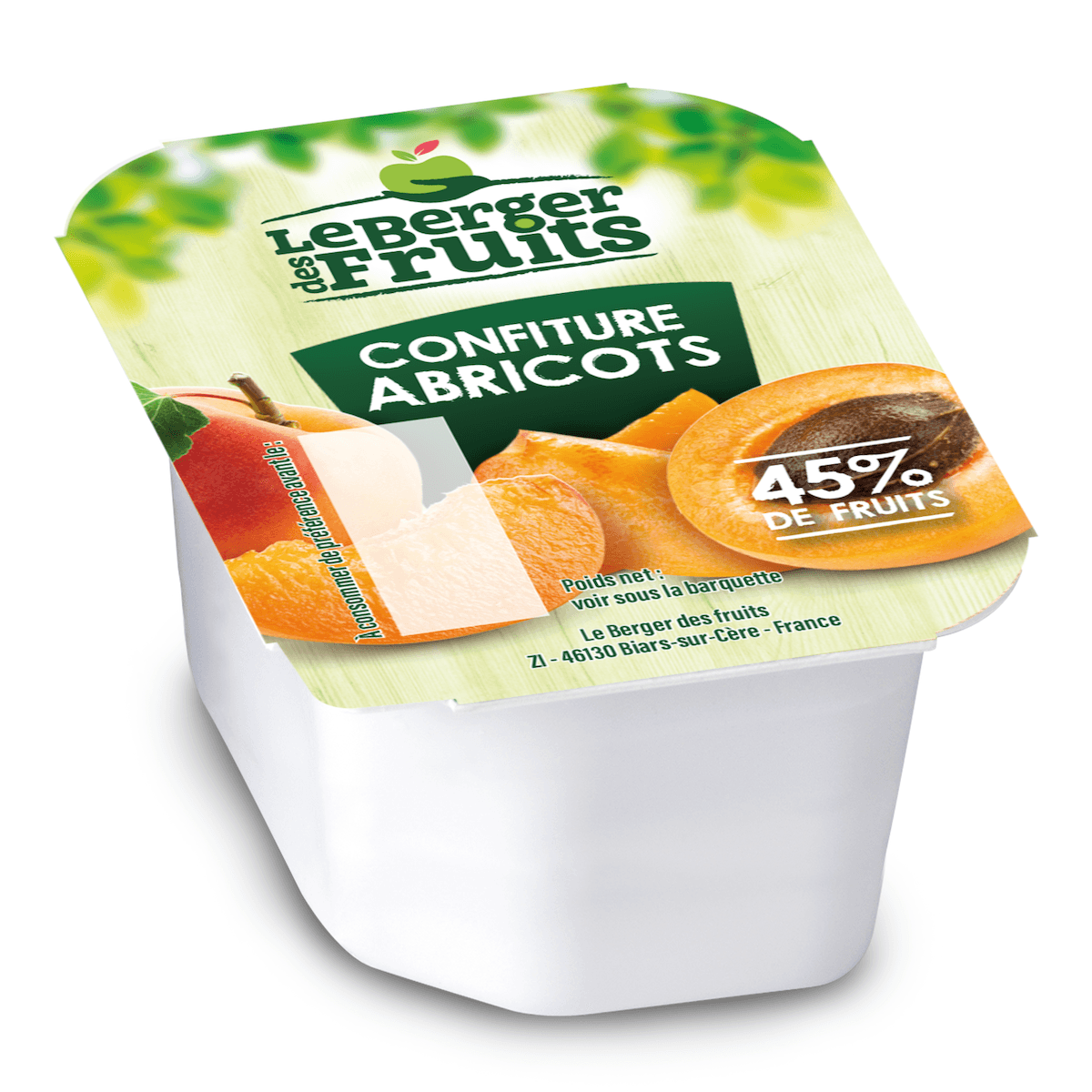 CONFITURE D'ABRICOTS 120X30G